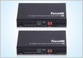 工业级 ​​​​HDMI 4k@60Hz 网线/光纤延长器 EX57 